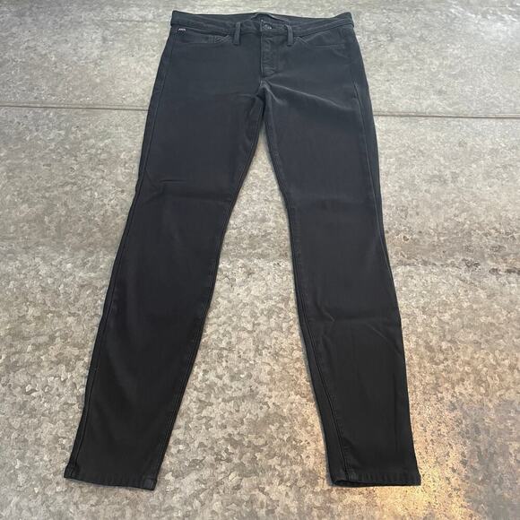 Joe's Jeans Skinny Ankle Denim Jeans Womens 30 USA Black Stretch - Picture 1 of 16